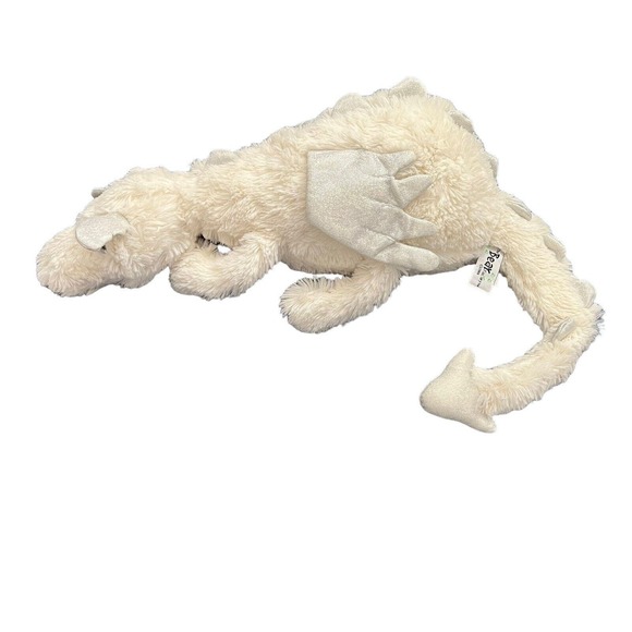 2001 The Bear Factory CLOUD The Dragon16”PlushBlue Eyes Sparkling Silver Wings - Picture 9 of 13